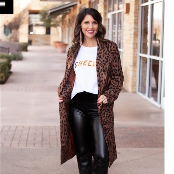 DEAR JOHN DENIM | Leopard Trench Coat - Picture 1 of 10